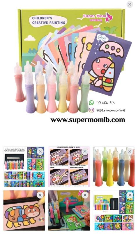 Children's Creative Painting Marker & Activity Set