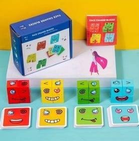 Face Change Blocks – Emotions Matching Game