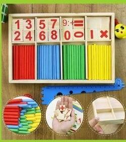 Wooden Number Rods & Arithmetic Set